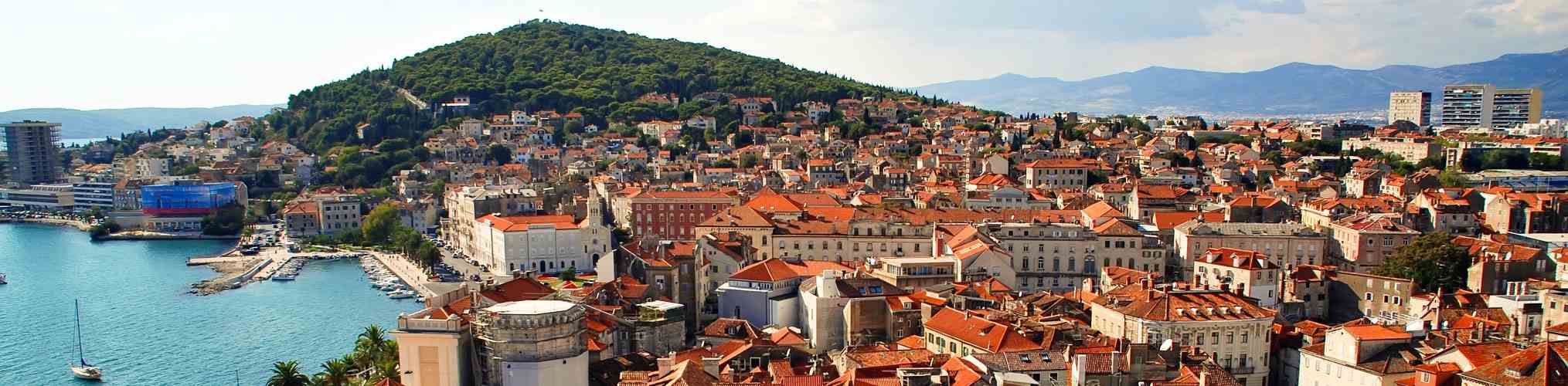 Split, Croacia: vista panorámica