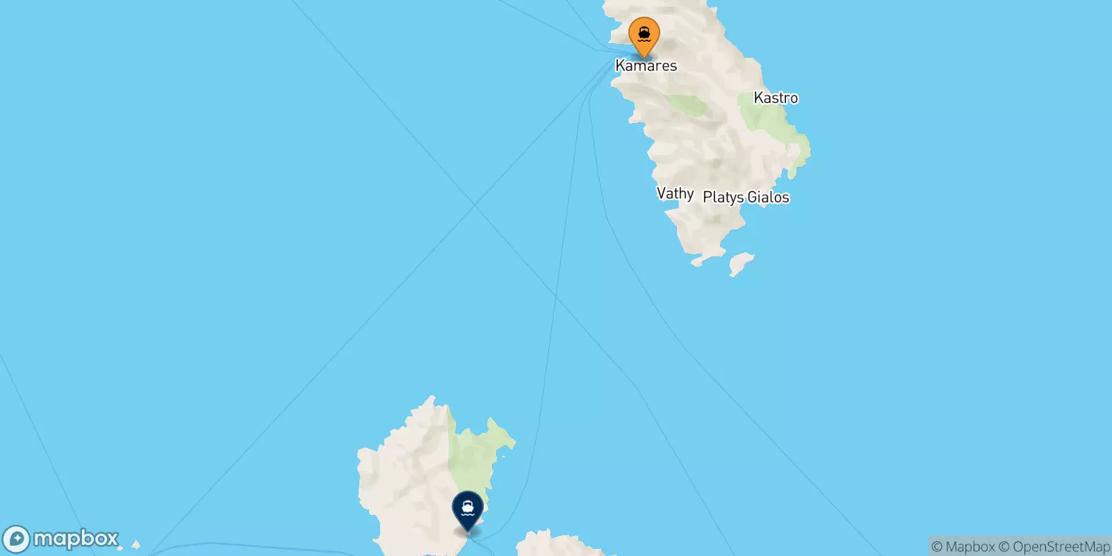 Ferries de Sifnos a Kimolos