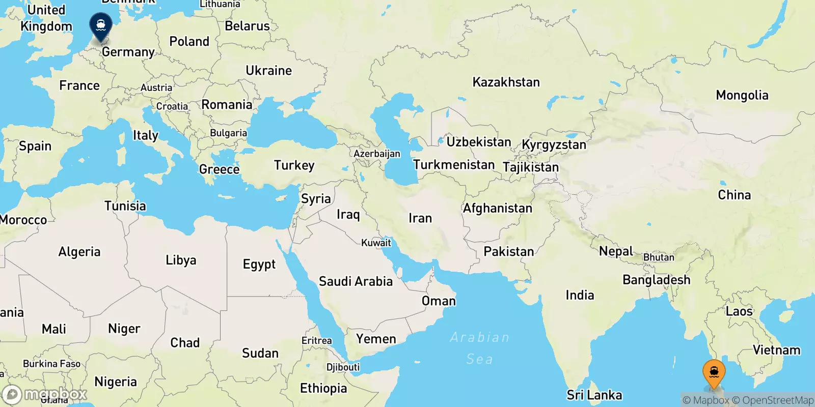 Ferries de East Railay Bay Beach Floating Pier a Koh Mook