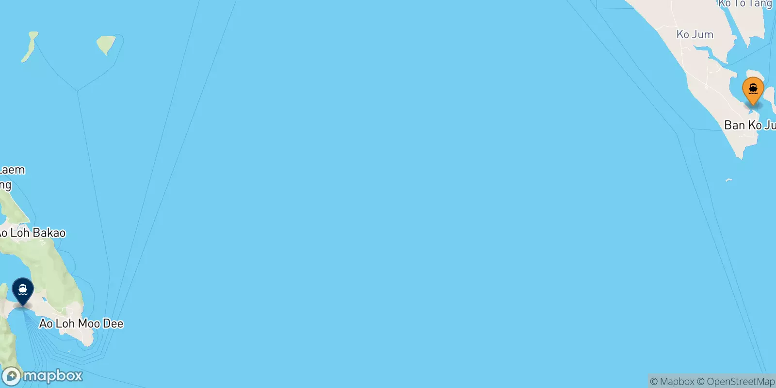 Ferries de Koh Jum a Islas Phi Phi